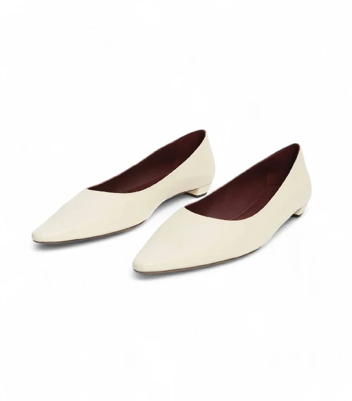 Claudette Flat In Ivory