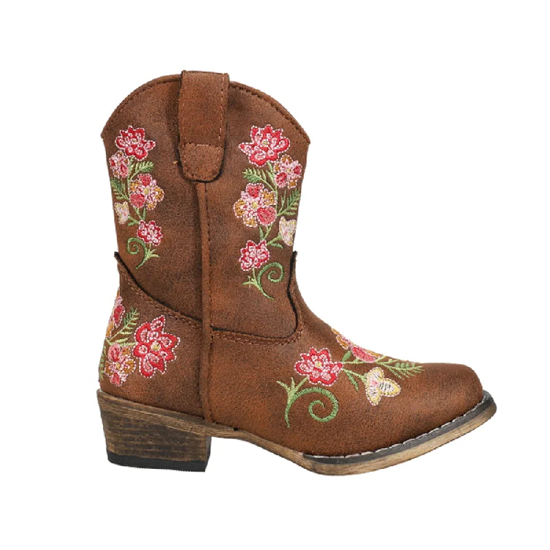 Juliet Round Toe Cowboy Boots (Toddler)