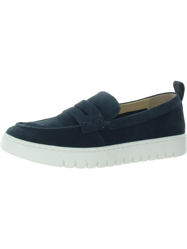 navy/white suede