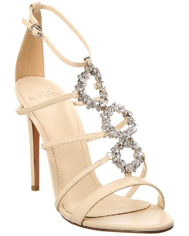 Alexandre Birman Alice Crystal 100 Leather Sandal