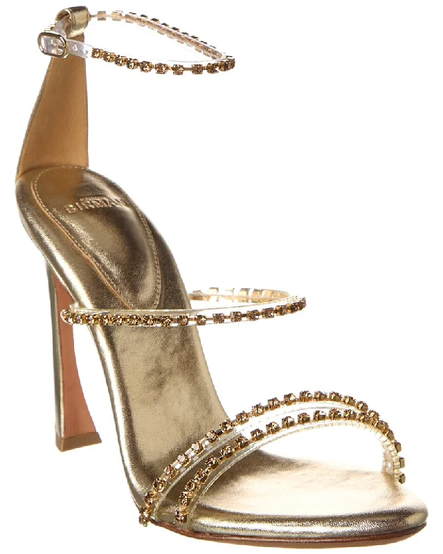 Alexandre Birman Dolores 100 Leather & Vinyl Sandal