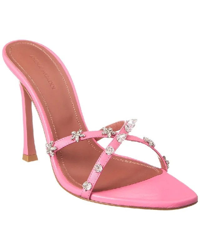 AMINA MUADDI Felicia 105 Leather Sandal