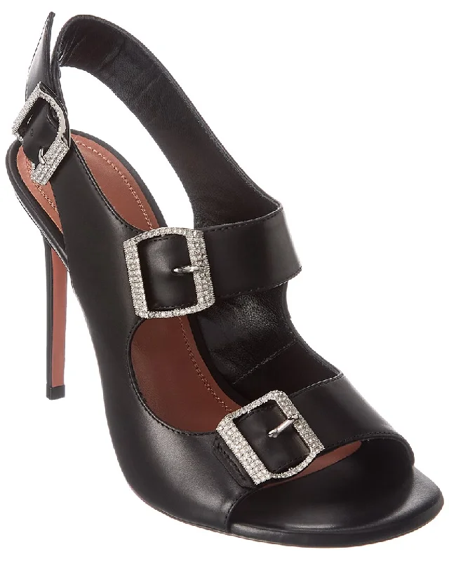 Amina Muaddi Marni Leather Sandal