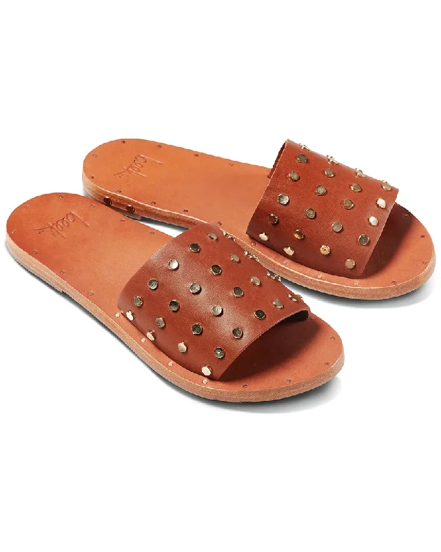 beek Lovebird Stud Leather Sandal