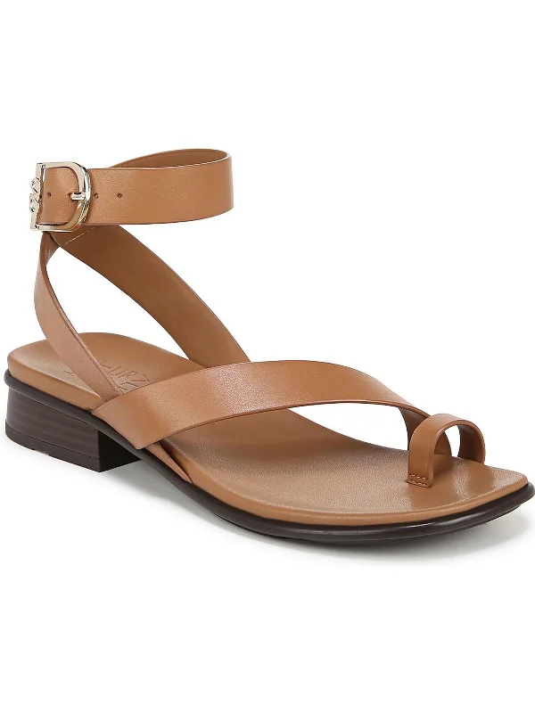 BIRCH Womens Leather Round toe Ankle Strap