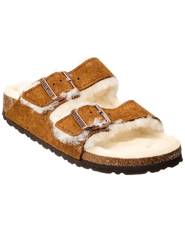 Birkenstock Women's Arizona Shearling Narrow Sandal