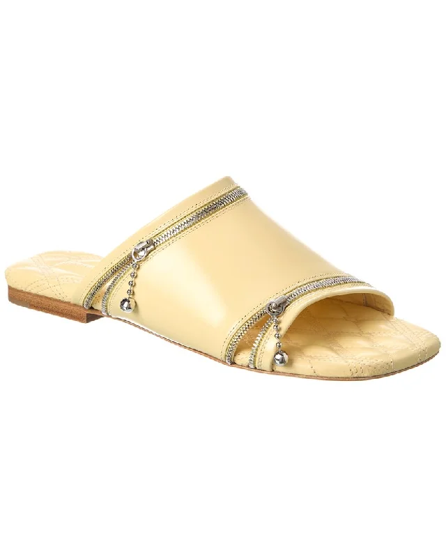 Burberry Peep Leather Sandal