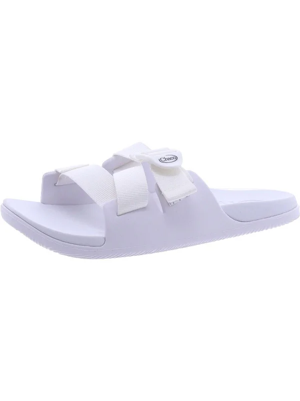 Chillos Womens Adjustable Slip On Slide Sandals