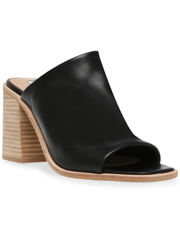 Cru  Womens Leather Block Heel Heels