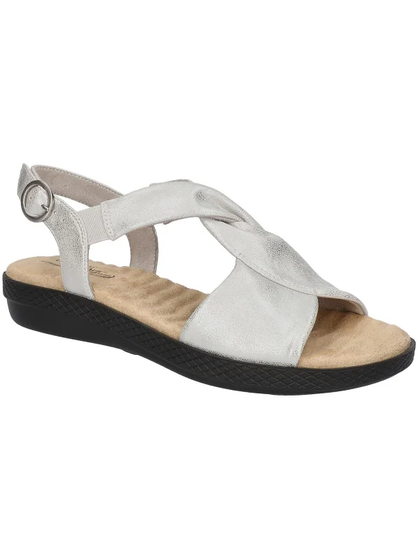 Draper Womens Slingback Adjustable Ankle Strap