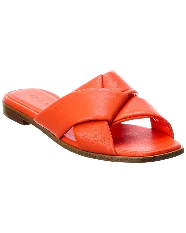 Ferragamo Alrai Leather Sandal