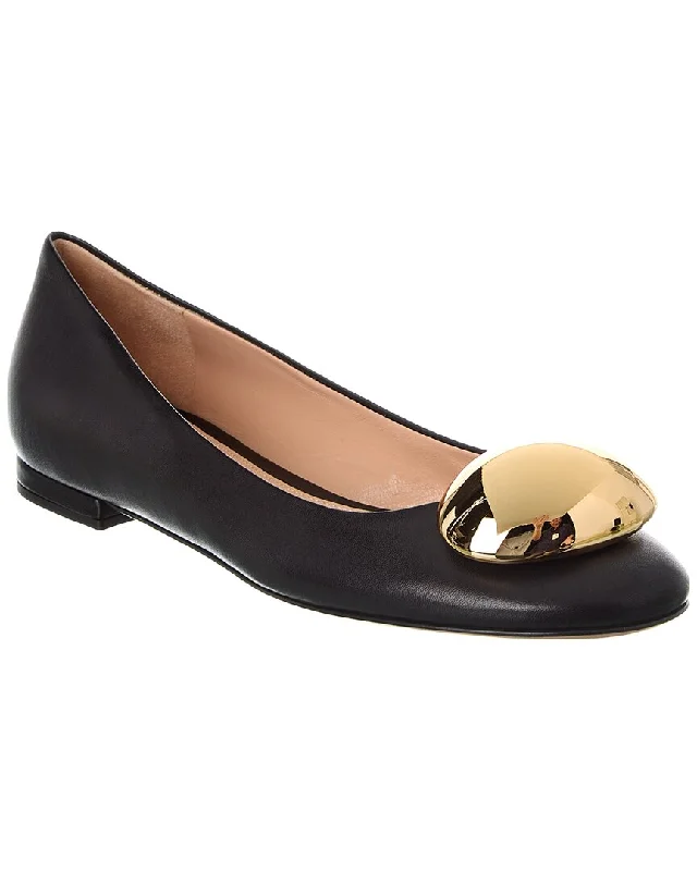 Gianvito Rossi Sphera Leather Flat