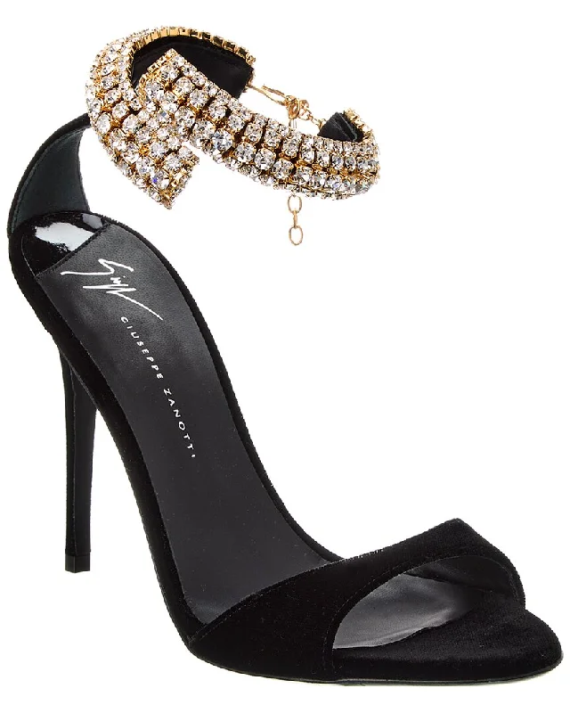 Giuseppe Zanotti Clandestino 105 Velvet Sandal