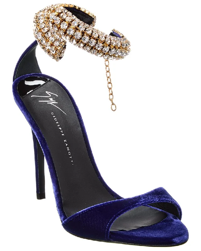 Giuseppe Zanotti Clandestino 105 Velvet Sandal