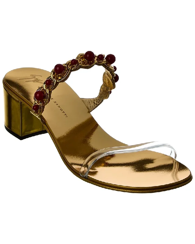 Giuseppe Zanotti Roll 40 Vinyl Sandal