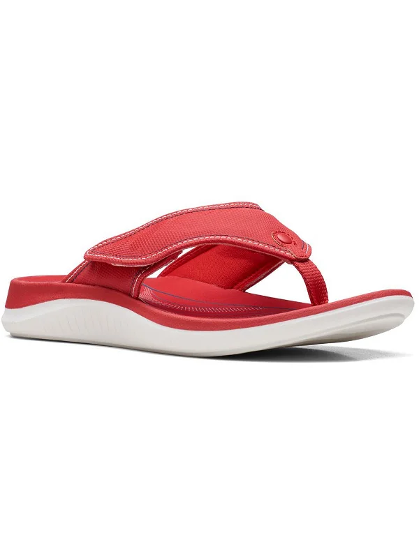 Glide Post Womens Flat Slip On Thong Sandals