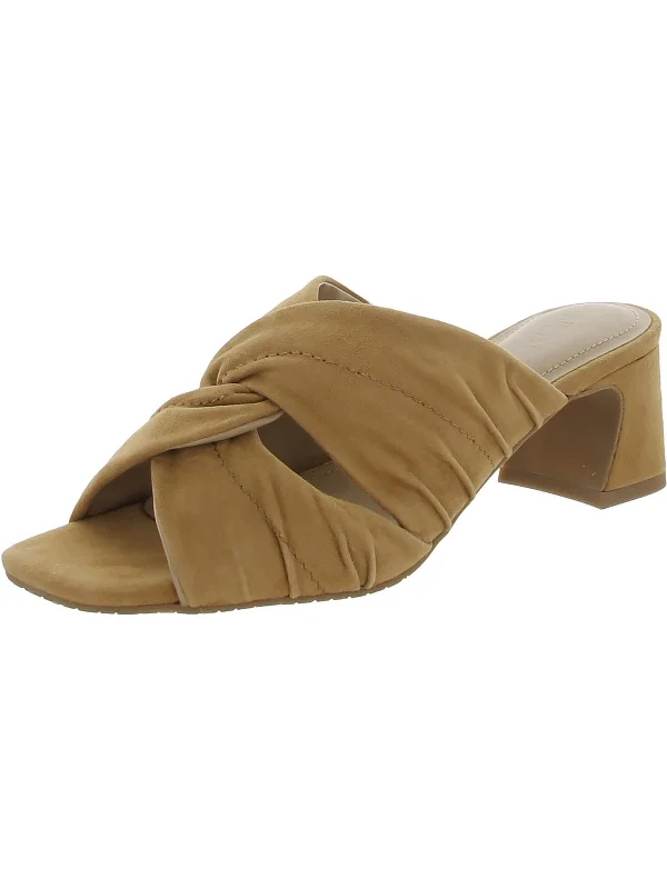 Griseld Womens Suede Mule Heels