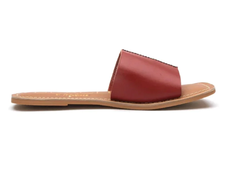 Heatwave Slide Sandal In Red