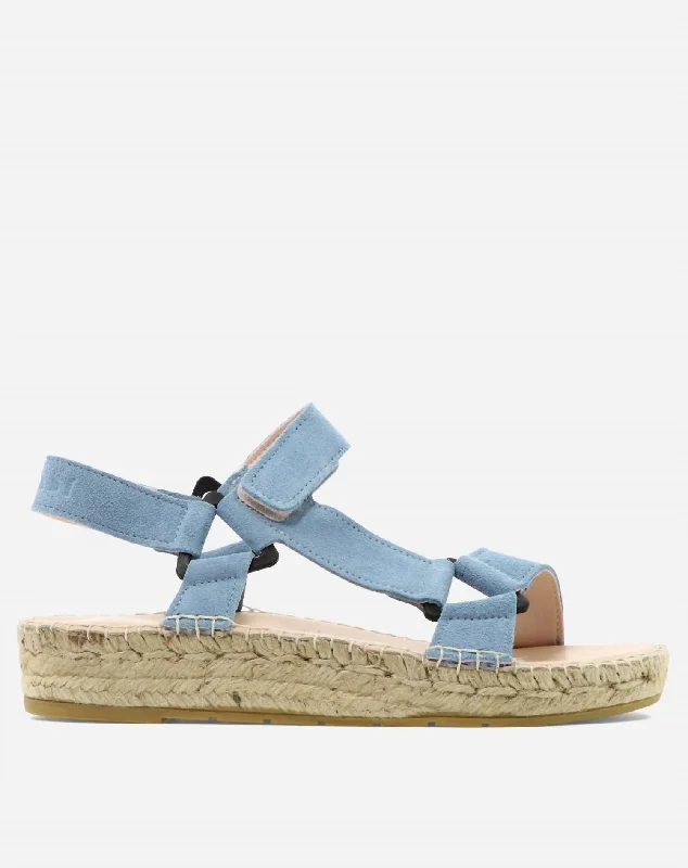 Hiking Sandals In Placid Blue