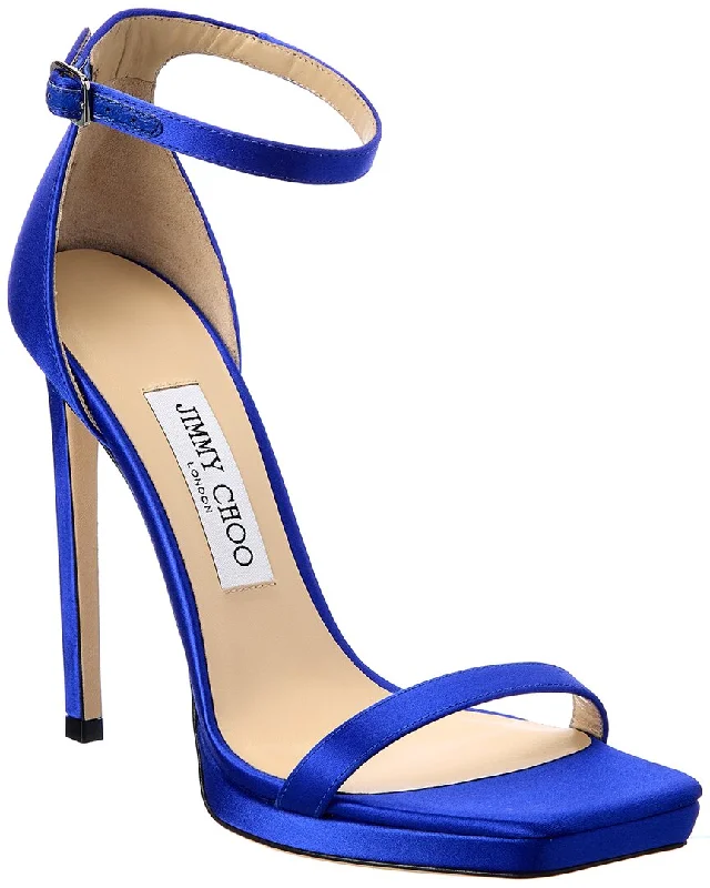 Jimmy Choo Alva 120 Satin Sandal