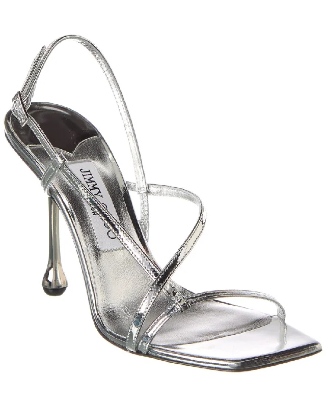 Jimmy Choo Etana 95 Leather Sandal