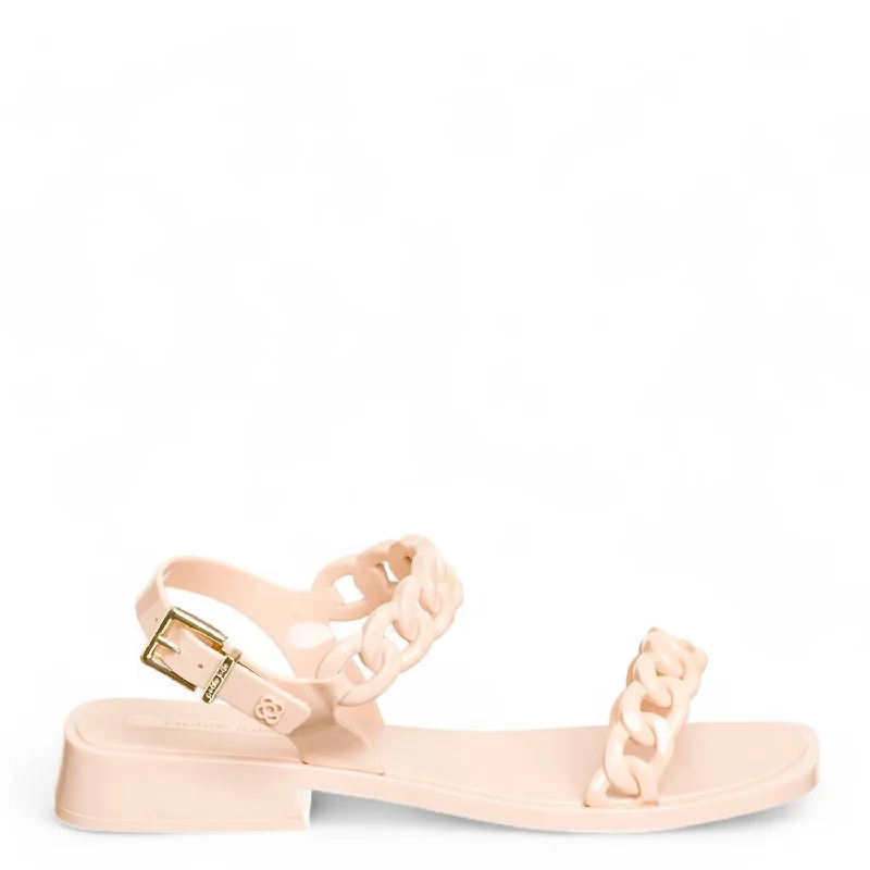 Kiara Chain Sandal In Nude