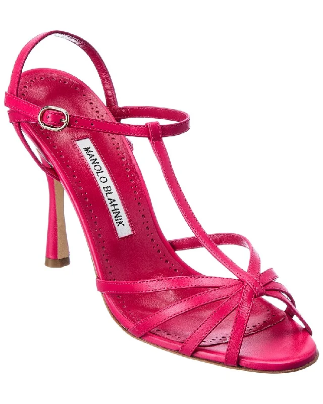 Manolo Blahnik Marana 105 Leather Sandal