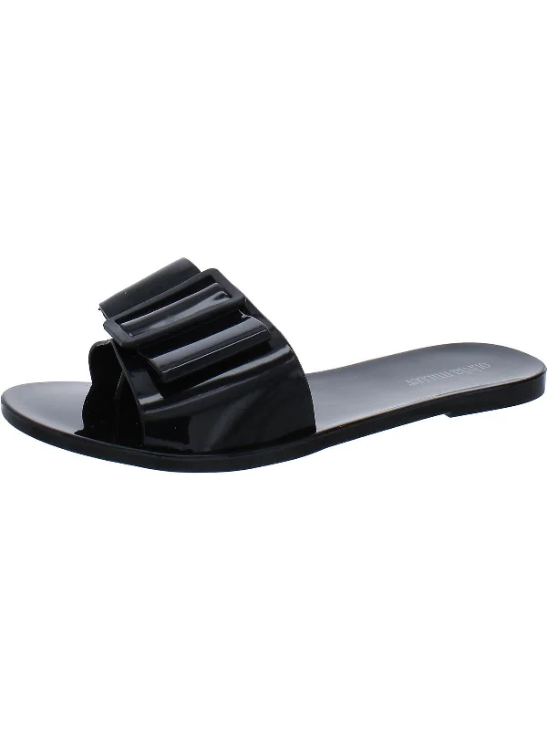 Orma Womens Plastic Slip On Slide Sandals