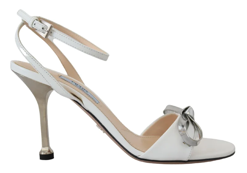 Prada Elegant - Leather Strap Women's Heels