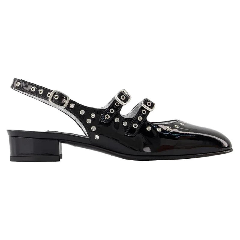 Queen Sandals - Carel - Leather - Black