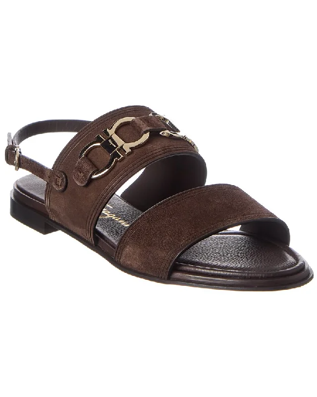 Salvatore Ferragamo Chaim Leather Sandal