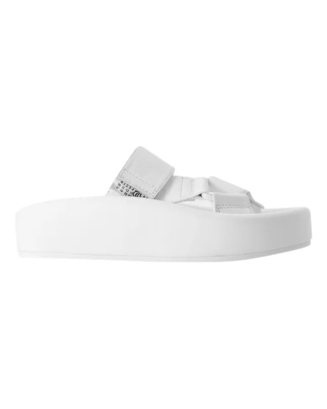 Sandals - MM6 Maison Margiela - Leather - White