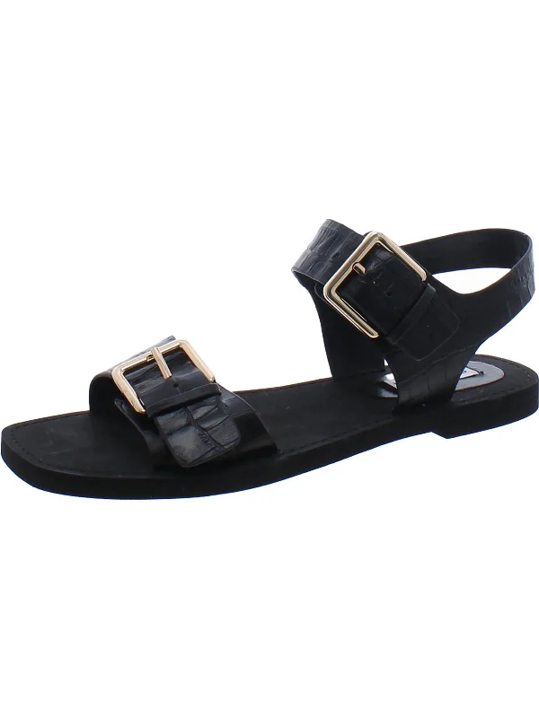 SANTOS Womens Open Toe Sling back T-Strap Sandals