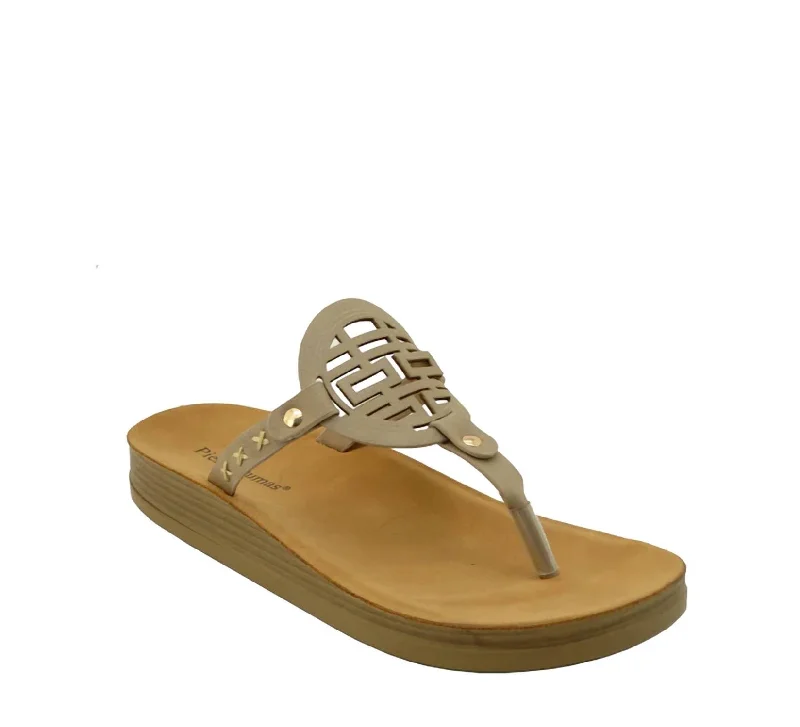 Valarie Sandal In Taupe