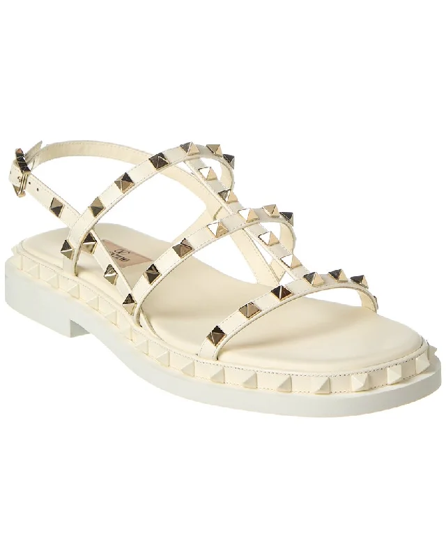 Valentino Rockstud Leather Sandal