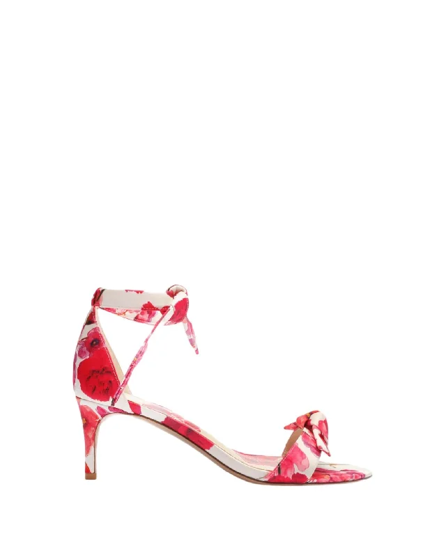 Women Clarita 60 Heeled Sandals In Pink/seta Floral