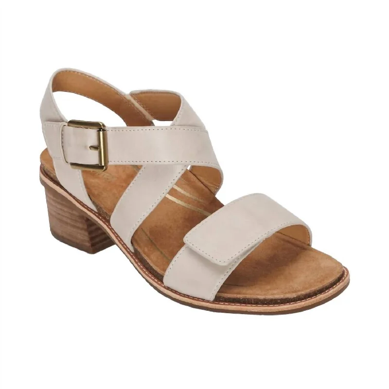 Women Kristin Block Heel Sandal In Ivory