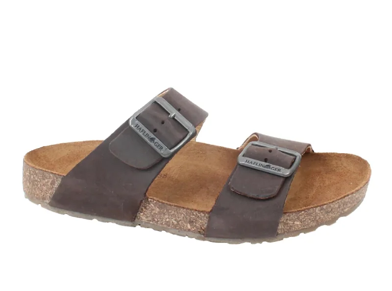 Women's Andrea Two Strap Sandals In Brown