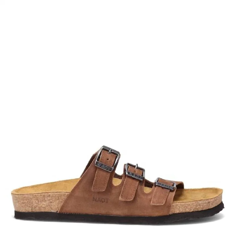 Women's Austin Sandal In Antique Brown Suede