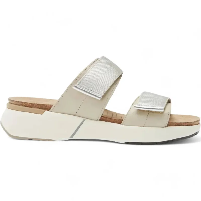 Women's Calliope Sandal In Ivory/silver