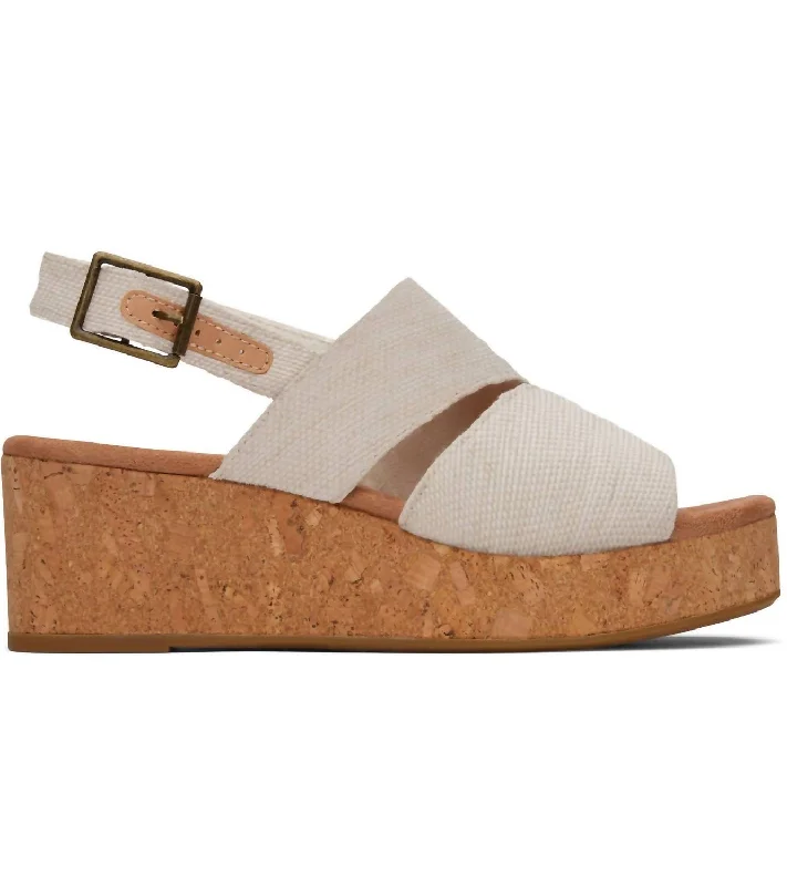 Women's Claudine Wedge Sandal In Natural Yarn