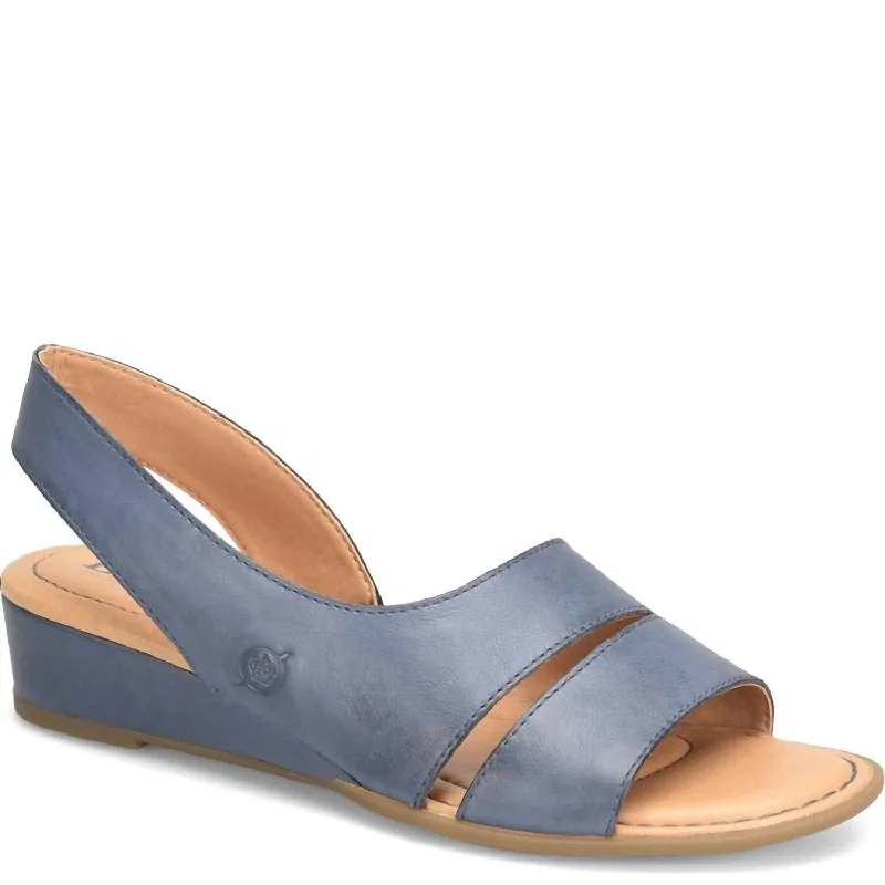 Women's Crista Sandals In Navy Marine