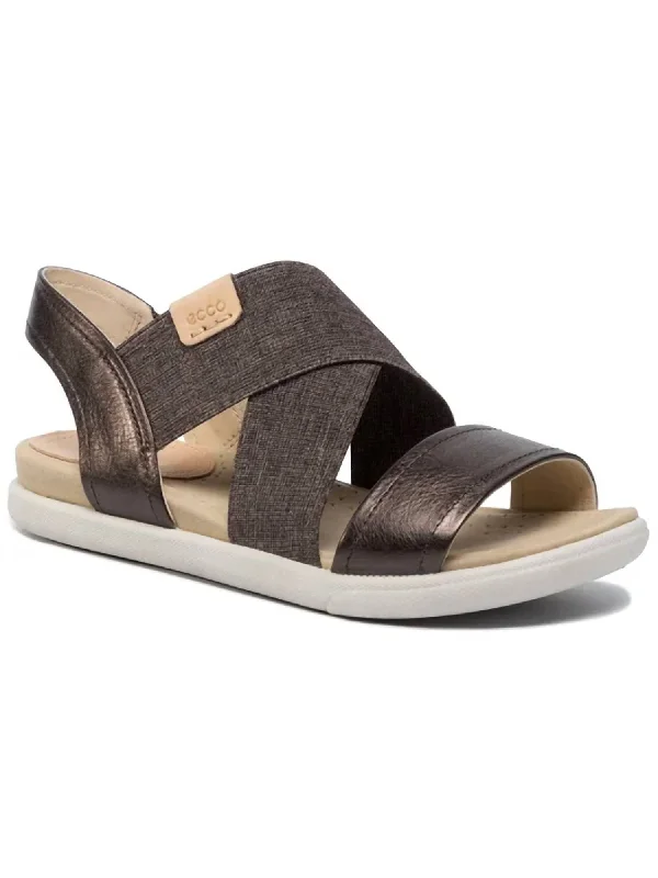 Women's Damara Elastic X Sandal In Licorice, Powder