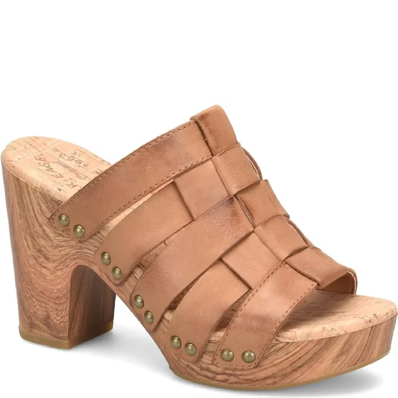 Women's Devan Heeled Sandal In Brown