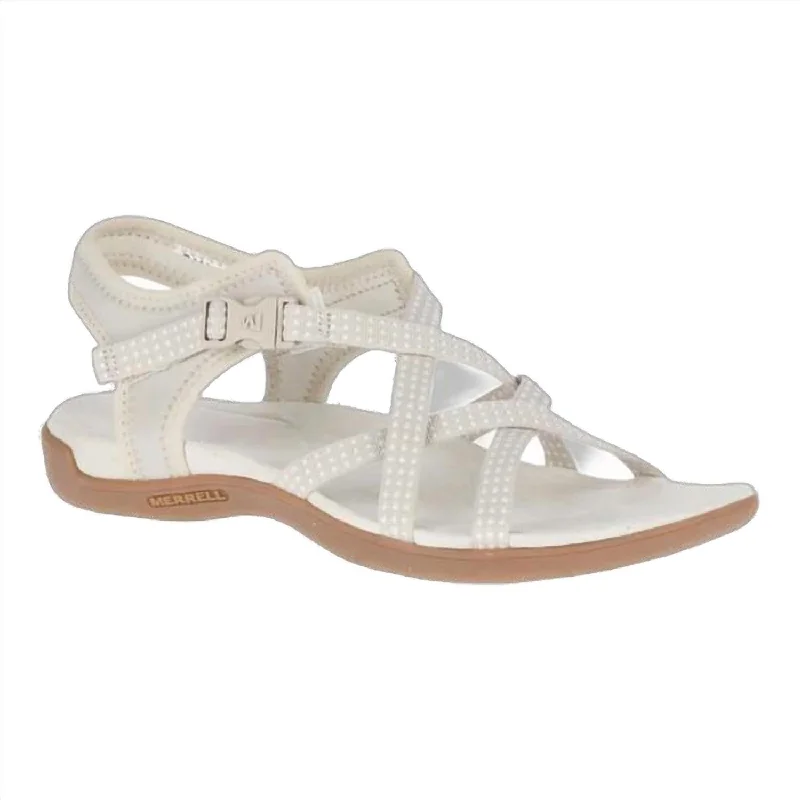 Women's District Muri Lattice Sandal In Silver Lining