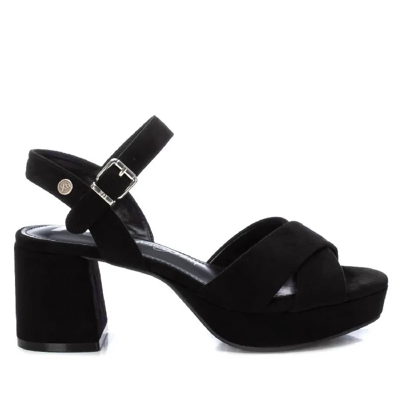 Women's Heeled Sandals In Black