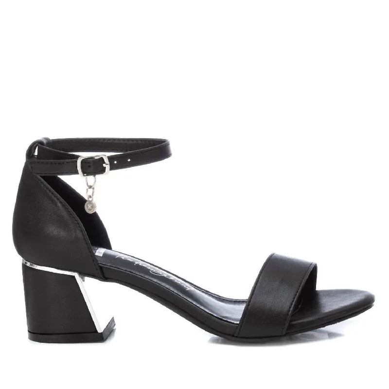 Women's Heeled Sandals In Black