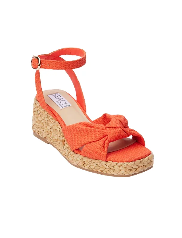 Women's Ibiza Sandal In Persimmon