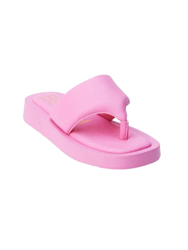 Women's Izzie Thong Sandal In Hot Pink