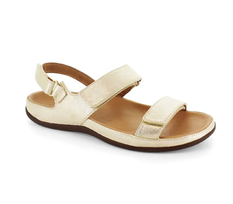 Women's Kona Sandals In Gold Metallic